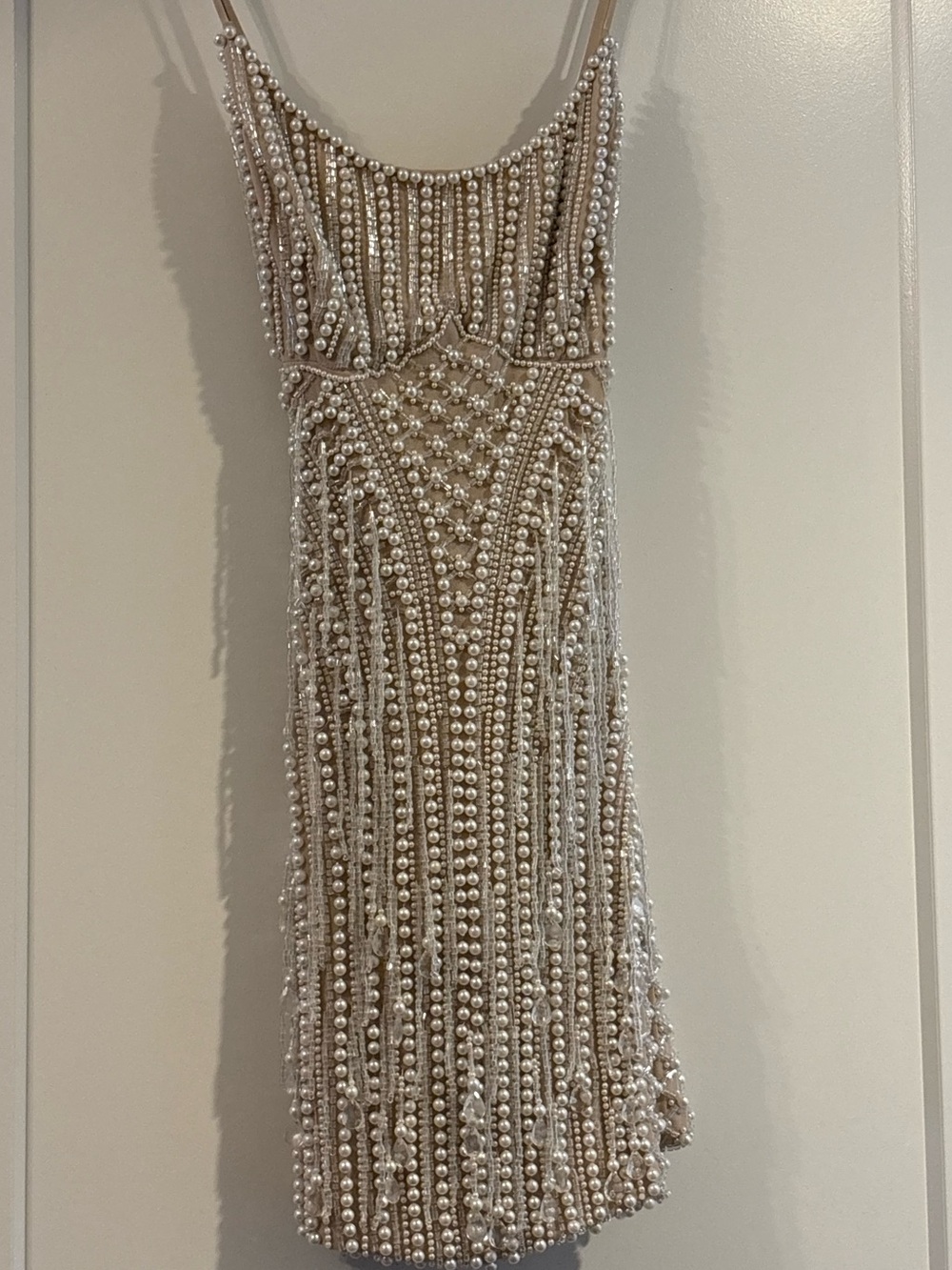 ASOS Embellished Pearl Mini Dress | US Size 12 | Worn Once
